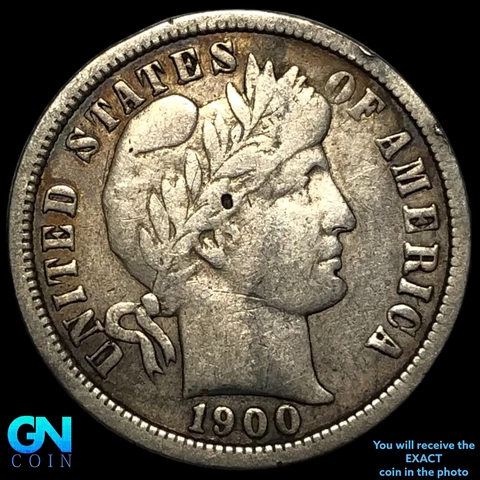 1900 O Barber Dime #E2972 Cover