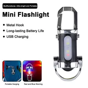 Aluminum Alloy Keychain Flashlight Rain-Resistant Outdoor Activities AC4S - Bild 1 von 16