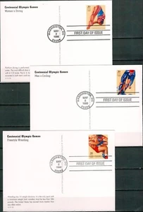 United States 1996 , 20 Olympic Games Postal Stationerys - Picture 1 of 7