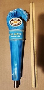 Kona Bier Zapfhahn Griff Brauknopf Fass Bar Top Kegerator Big Wave Golden Ale 11,5" - Bild 1 von 4