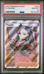 Marnie 200 Pokemon 2020 PSA 10 - Imagen 1 de 2
