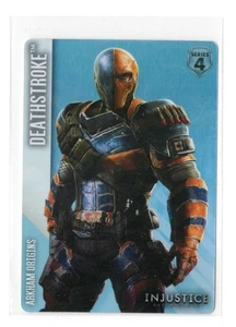 DC Injustice Gods Among Us Arcade Series 4 Arkham Origins Deathstroke #63 FOIL - Picture 1 of 1