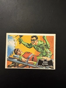 1966 OPC SET BREAK #44 BLACK BAT CARD PRINTED IN CANADA EXMT! - Picture 1 of 2