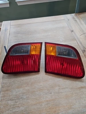 1999-2000 Honda Civic Sedan Right left Passenger driver Trunk Lid tail light set - Image 1 of 4