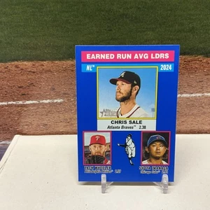2025 Topps Heritage BLUE Border #201 Shota Imanaga / Zack Wheeler / Chris Sale - Picture 1 of 3