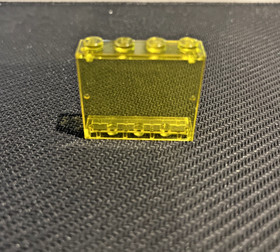 Lego 4215a Trans-Yellow Panel 1 x 4 x 3 Solid Studs from 6987 Message Intercept
