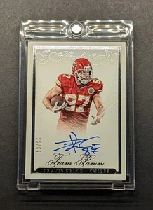 Travis Kelce Auto 2015 Flawless Team Panini lámina de plata SP/25 - Imagen 1 de 7