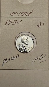 penny grano 1943S BU ACCIAIO LINCOLN CENT 1943-S LOTTO #1 CH UNC LUSTRO (PIATTO) - Foto 1 di 3