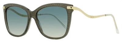 Gafas de sol Jimmy Choo rectangulares Steff P4GI4 gris brillo 55 mm Foto 1 de 3