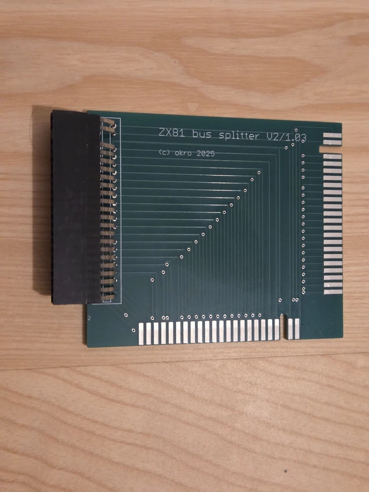Sinclair ZX81 edge connector splitter with 2 ports - Bild 1 von 4