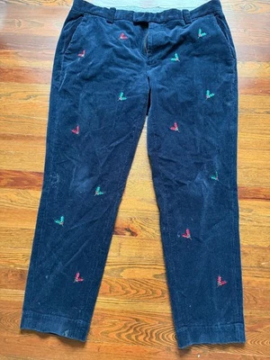 Pantalones de acebo bordados Brooks Brothers para hombre Foto 1 de 2