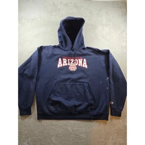 Arizona Wildcats Sudadera con Capucha Para Hombres 2XL XXL Azul Polar Campeón Y2K *Leer - Imagen 1 de 10
