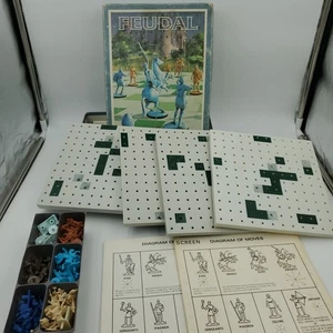 Gioco da Tavolo Feudale Vintage 1967 Il Gioco della Conquista dell'Assedio 100% Completo Roughbox - Foto 1 di 14