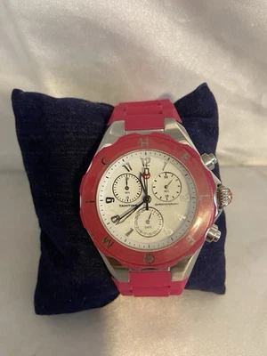 Reloj Michele Jellybean Mujer Rosa MWW12F0017 Excelente Ver Descripción Foto 1 de 4