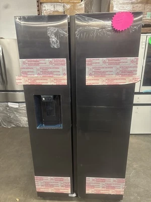 Samsung RS27T5200SG 27.4 cu. ft. Side-by-Side Fridge - Black Stainless - Image 1 of 4