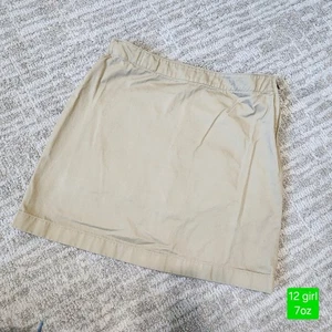 Lands End girls khaki uniform skort skirt size 12 - Picture 1 of 12