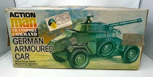Action Man Transport Command German Armoured Car Vointage 1982 Rare!! - Picture 1 of 9