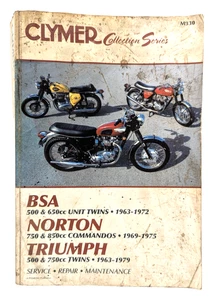 BSA Unit Twins, Norton Commandos, Triumph Twins 1963-79 Service Repair Manual - Picture 1 of 16