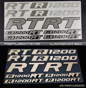 Reflective decals stickers graphic set for BMW RT R1200RT 1200 gray - Picture 1 of 7
