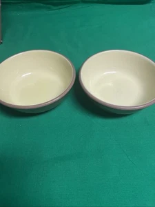 (2) Vintage Taylor Smith & Taylor "CHATEAU BUFFET" Müslischalen braun & gelb - Bild 1 von 4