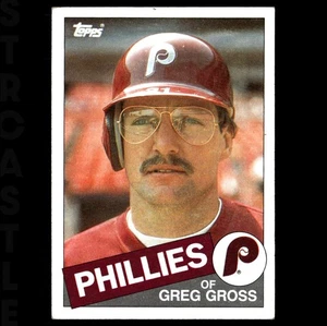 Carta Baseball 1985 Topps - Greg Gross #117 Philadelphia Phillies ⚾ - Foto 1 di 3