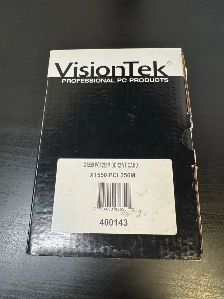 RARE NEW PCI SLOT Visiontek ATI X1550 256MB DDR2 VIDEO CARD 400143 VGA DVI - Image 1 of 4