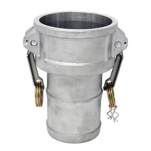 Montaje de leva y ranura de aluminio tipo C, camlock hembra de 3" x vástago de manguera de 3" (CA... - Imagen 1 de 1