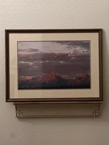 Thomas D. Mangelsen Autumn Passage Signed Ltd Ed 534/950 Framed 40x30 RARE - Picture 1 of 14