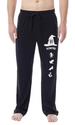 Harry Potter Mens' Sorting Hat All Hogwarts Houses Sleep Pajama Pants - Image 1 of 4