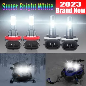 4x H11 881 For Arctic Cat F1000 2007 2008 2009 LED Headlight High Low Beam - Bild 1 von 24