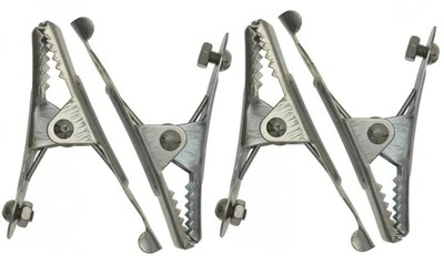 4 X 25A CROCODILE CROC ALIGATOR CLIPS BARN DOOR ARRI LIGHTING REDHEAD BLONDE - Image 1 of 3