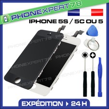 VITRE TACTILE IPHONE 5S / 5C / 5 + ECRAN LCD SUR CHASSIS QUALITÉ PREMIUM + OUTIL