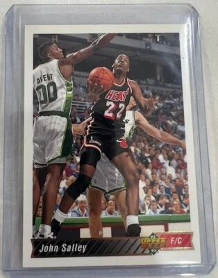 John Salley 1992-93 Upper Deck Basketball card #342 Miami Heat - Image 1 of 2