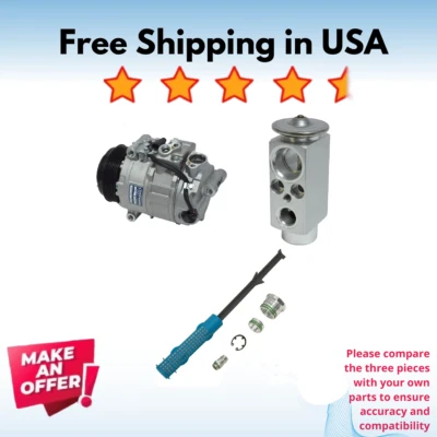 Комплект компрессора кондиционера подходит Mercedes-Benz C55 AMG 2005-2006, CLK320 2004-2005 - Изображение 1 из 4