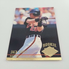 1994 Fleer Jack Voigt 10 Rookie Baltimore Orioles Baseball Card