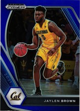 2021-22 Prizm Draft Picks Jaylen Brown Blue Prizm #005/199 Celtics