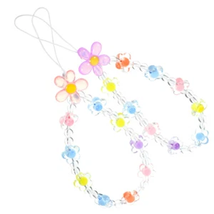 2 Pcs Beaded Phone Chain Wristlet Strap Decoration Cute Accessories - Zdjęcie 1 z 12
