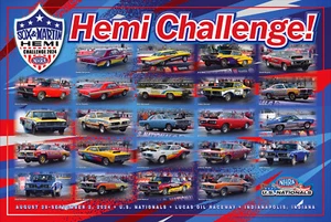 2024 Hemi Challenge SS/AH Dodge Dart Plymouth Barracuda 30" x 20" Poster. - Picture 1 of 1