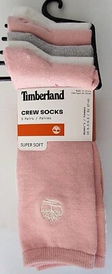 Timberland Womens' Super Soft Crew Socks 5 Pairs Size 6.5 - 9.5 - NWT - Image 1 of 4