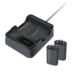2X Rechargeable Battery Pack + Dual Controller Charger Dock for XBOX ONE S ONE X - Picture 1 of 6