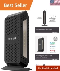 Gigabit Cable Modem DOCSIS 3.1 | Fast 1Gbps Speeds for XFINITY and Cox - Picture 1 of 6