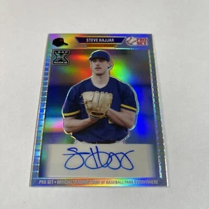 2021 Leaf Pro Set Leaf MINNESOTA TWINS STEVE HAJJAR RC Auto Parallel #2/8🔥 - Picture 1 of 8