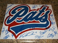REGINA PATS 2014-15 WHL SIGNED 11 X 14 TEAM LOGO MATTE PHOTO (22) 