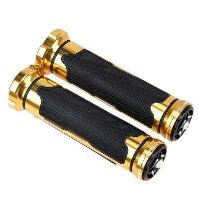 Guidão de motocicleta 7/8" amarelo 22mm para Harley Street Glide Touring - Imagem 1 de 4