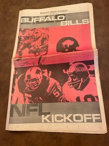9/12/71 Courier Express Buffalo Bills NFL Kickoff Sección - 28 Páginas - Escaso EX - Imagen 1 de 1