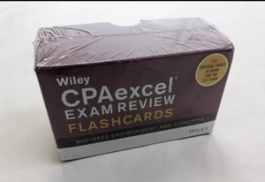 NEU Wiley CPAexcel Prüfung Überprüfung Lernkarten Geschäftsumfeld 2018 - Bild 1 von 4