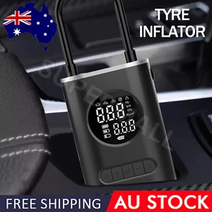 Automatic Cordless Car Tyre Inflator Handheld LCD Digital Air Compressor Pump OZ - Picture 1 of 7