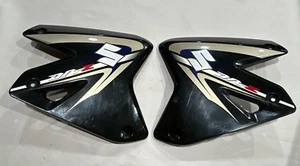SUZUKI DRZ400S DRZ400SM supermoto Radiator Shrouds Black LOOK ! OEM Shrouds - Picture 1 of 5