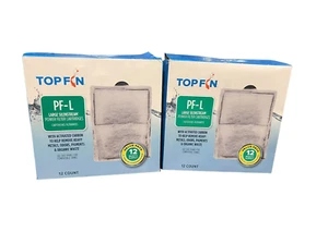 24 Top Fin PF-L Large SilentStream Power Filter Cartridges Up To 55 Gal - Picture 1 of 4