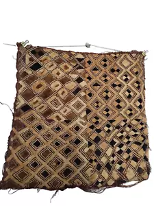 vintage Kuba Cloth Raffia Textile Traditional African Tribal Congo item813 - Picture 1 of 12